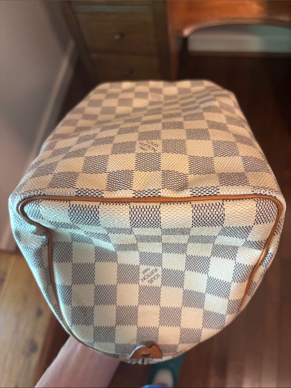 Louis Vuitton Speedy 25 in Damier Azur canvas - Picture 12 of 14